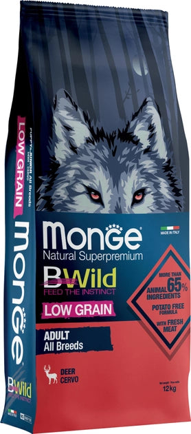 Monge BWild Low Grain Adult Cervo 12 kg Monge BWild Low Grain Adult Cervo 12 kg